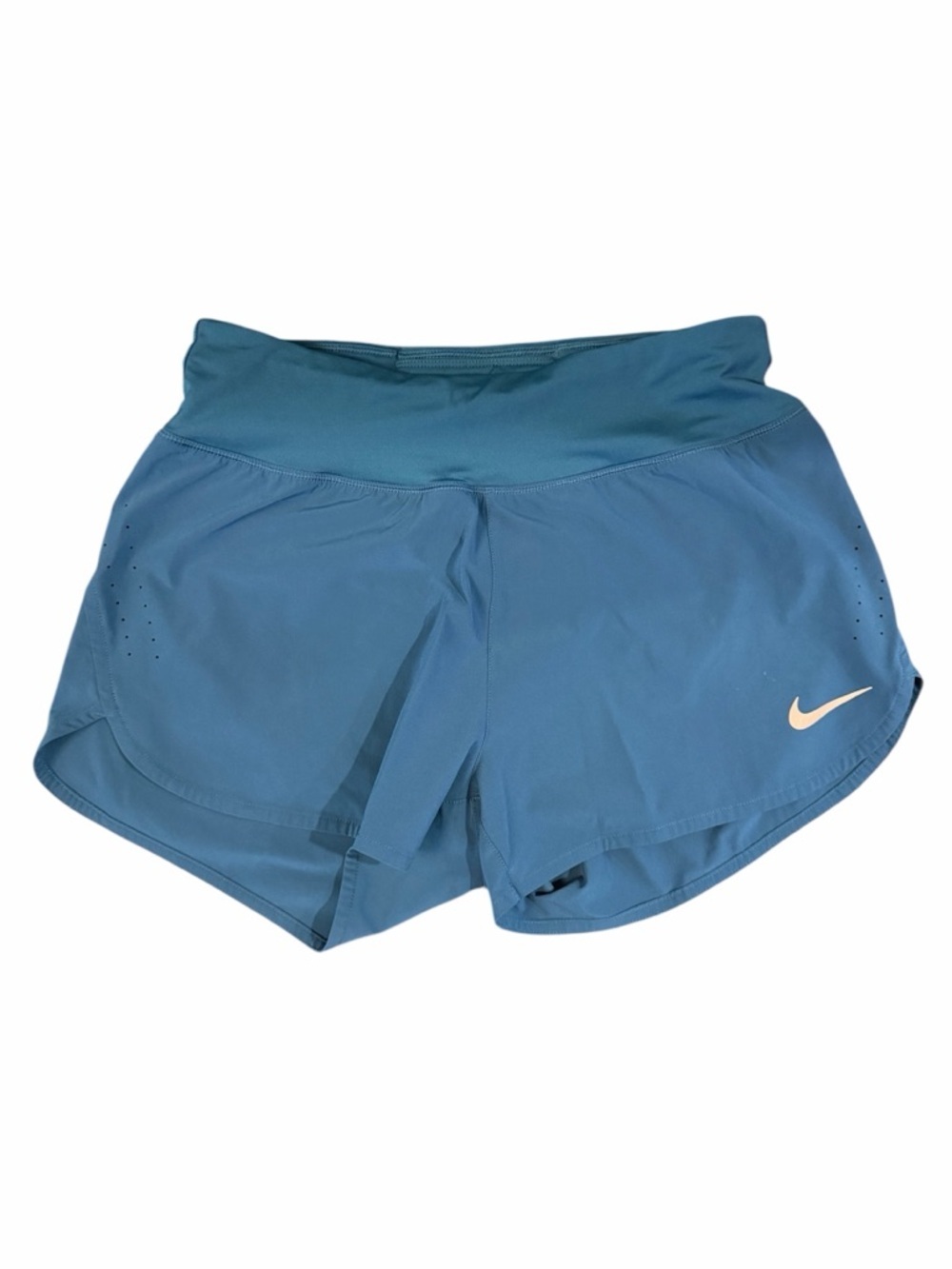 Nike Women's Blue Running Shorts with Inner Liner - Dri Fit - size M - 3” inseam